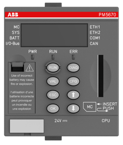 ABB AC500 PM5670-MC-KIT 1SAP151000R0379